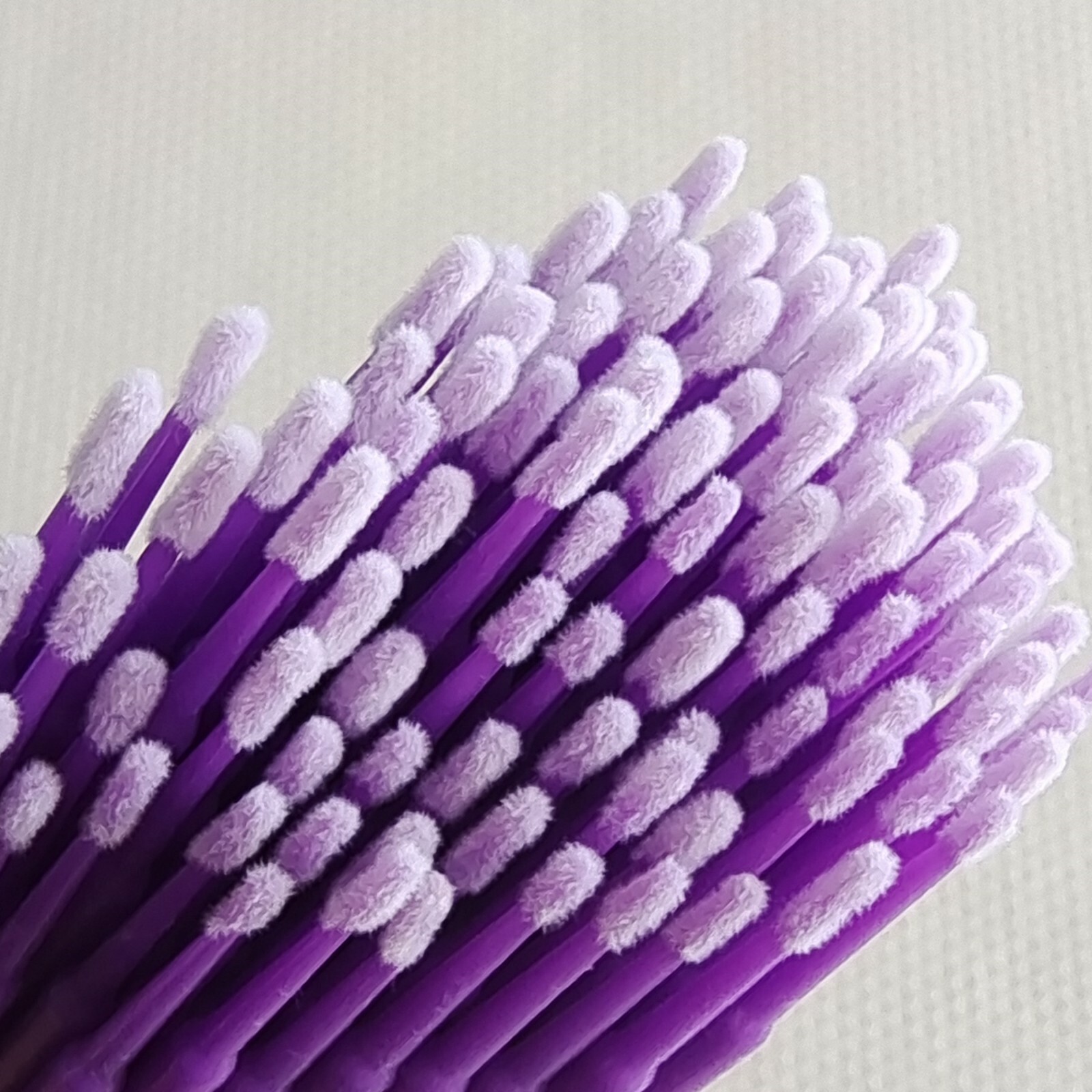 Dental Disposable Micro Applicator Brush Bendable Makeup Eyelash Brushes Purple