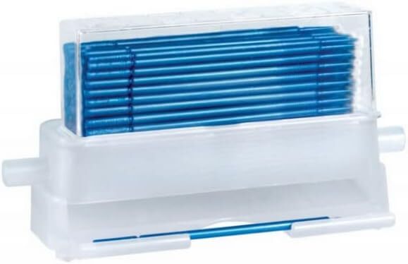 Plasdent 600DS-2 Microbrush Plus Style Micro-Applicator Dispenser Only Blue