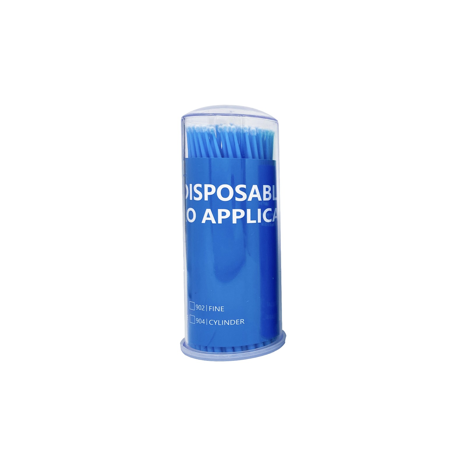 400Pcs Dental Micro Brush Microbrush Bendable Applicator Tips Regular Blue 2.5mm