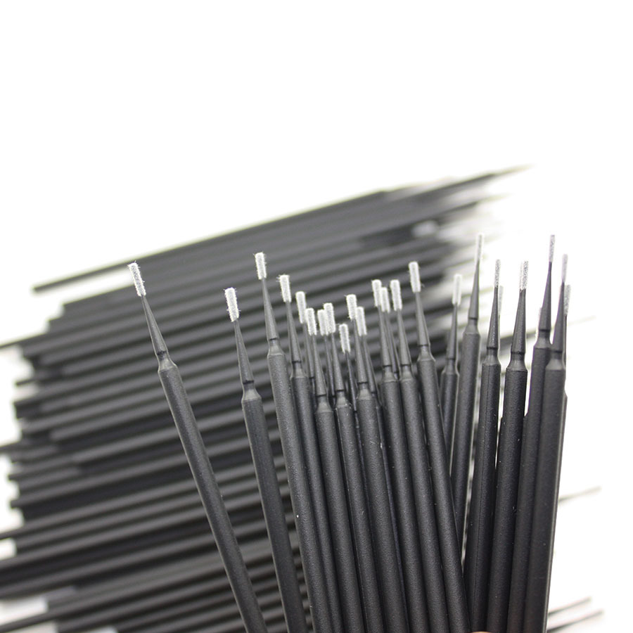 800 PCS 1.2 mm Dental Disposable Micro Applicator Brush Black Size