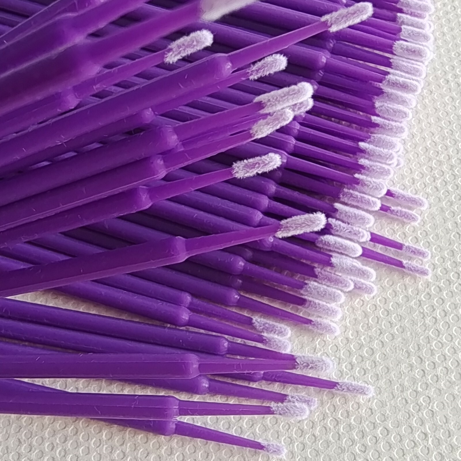 Dental Disposable Micro Applicator Brush Bendable Makeup Eyelash Brushes Purple