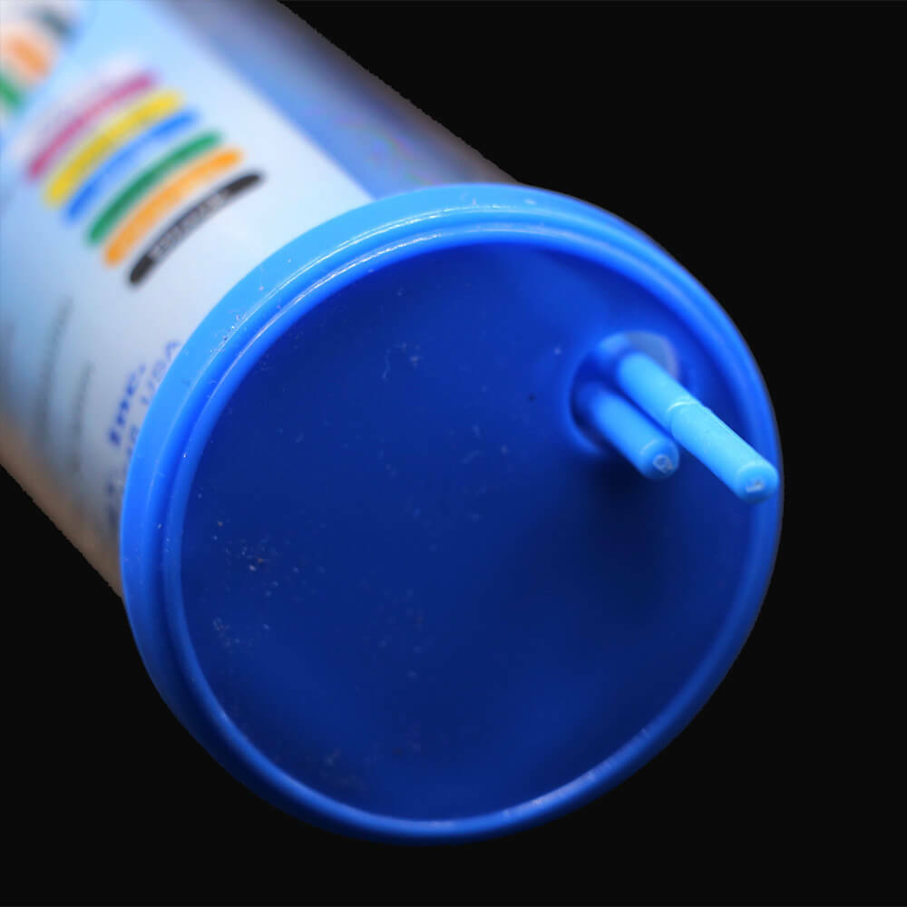 100pcs/bottle Micro Applicator Brush Dental Bendable Disposable Blue Fine