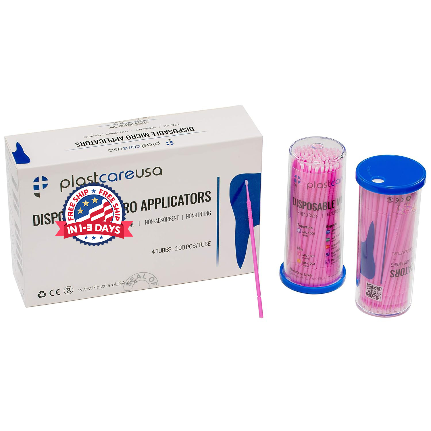 400 piezas cepillos micro aplicadores dentales ultrafinos desechables