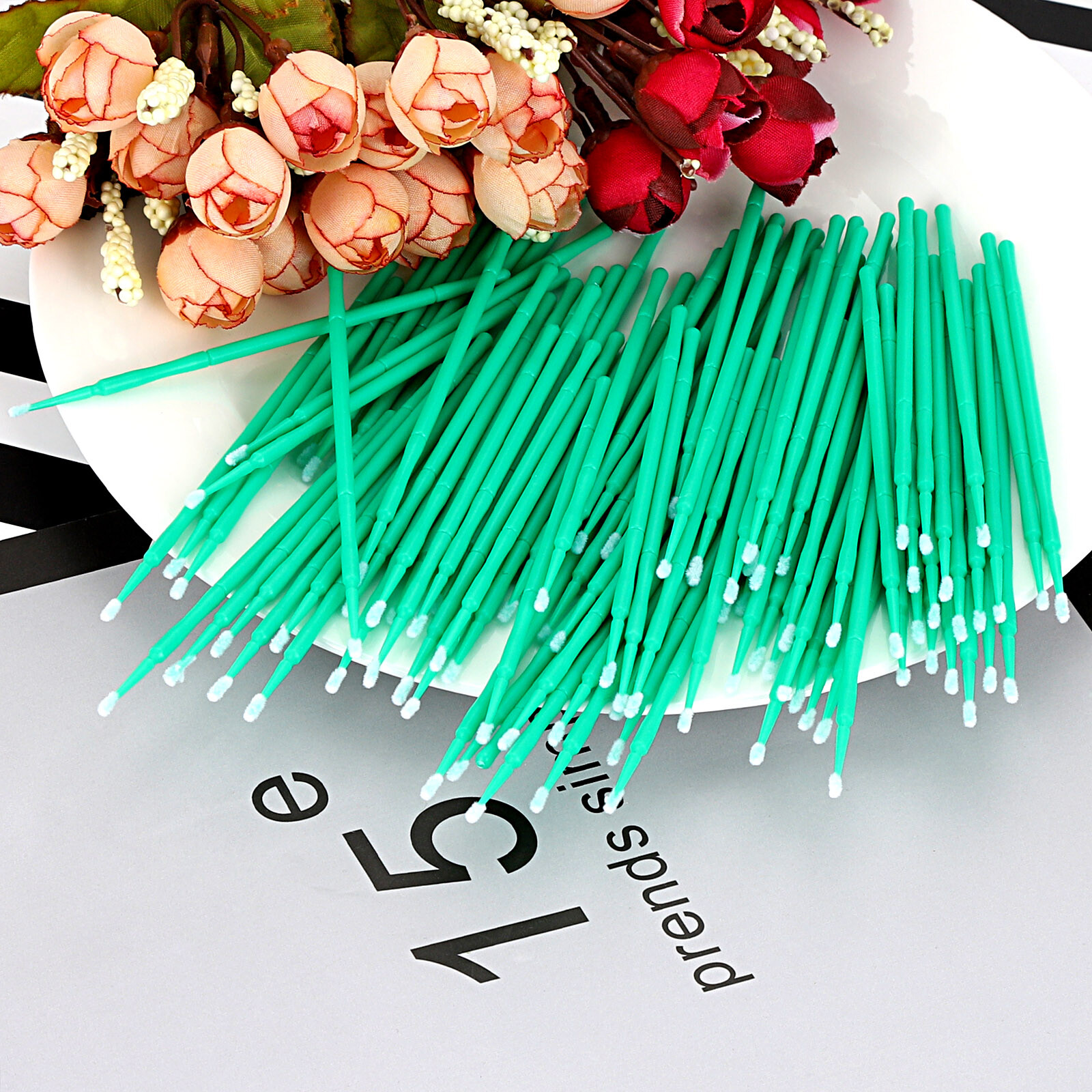 Dental Micro Brush Disposable Swab Tooth Applicators Small / Medium / Large