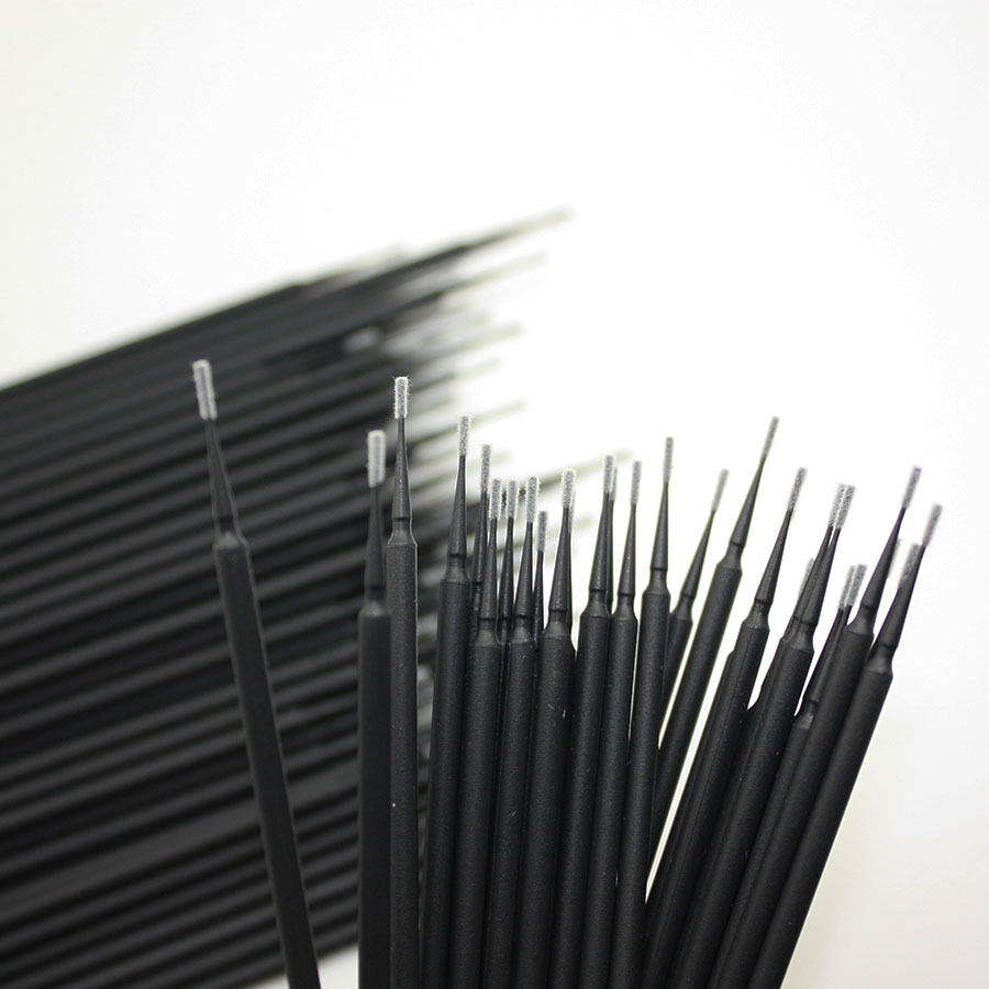 800 PCS 1.2 mm Dental Disposable Micro Applicator Brush Black Size