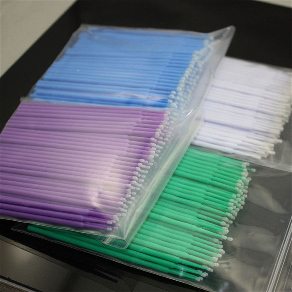 100 pcs/pack micro applicator micro brush Regular fine ultrafine dental beauty