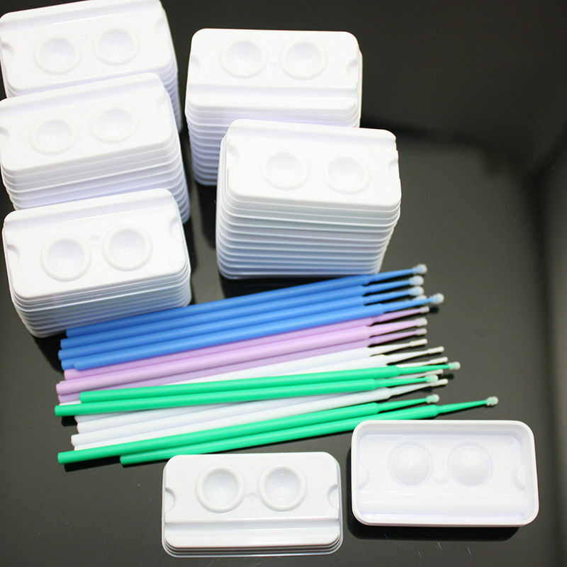 1000 Pcs Dental Disposable Bendable Micro Applicator Brush Materials 1.0mm
