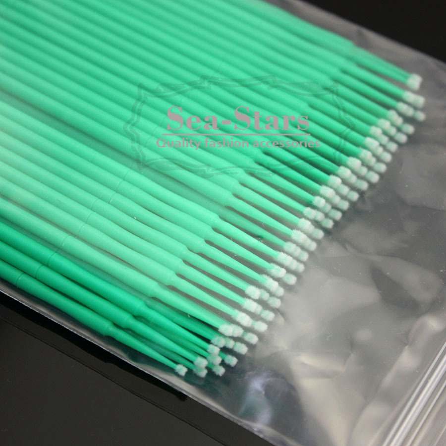 2.0 mm 1000 PCS Green Color New Brand Dental Disposable Micro Applicator Brush