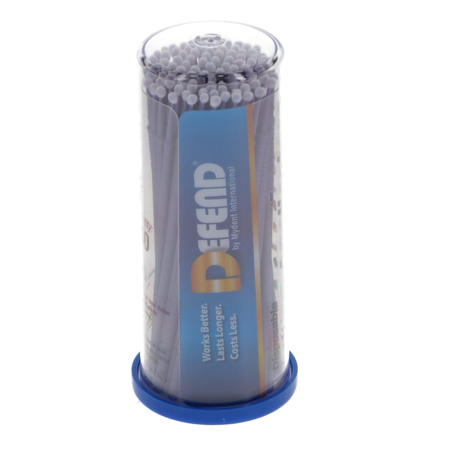 Mydent MB1103 Defend Micro Applicators Regular Purple Bendable 100/Pk