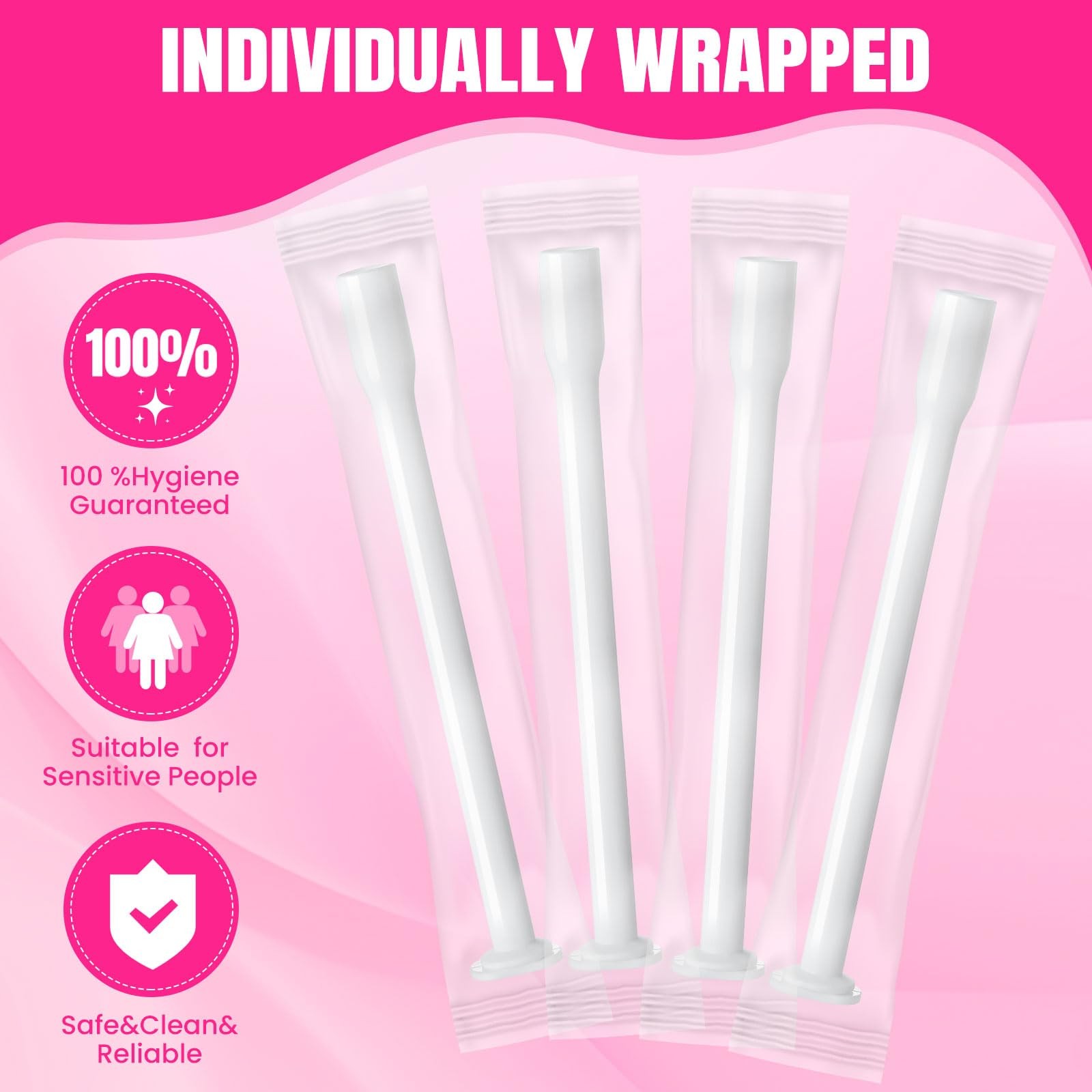 TENKAIWICK 30 Pack Disposable Vaginal Suppository Applicator for Women, 30P