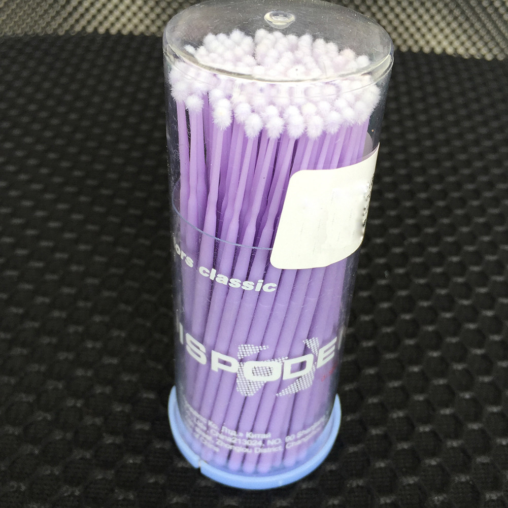 100pc Dental Micro Brush Swab Applicator Brush Disposable Regular/Fine/Ultrafine