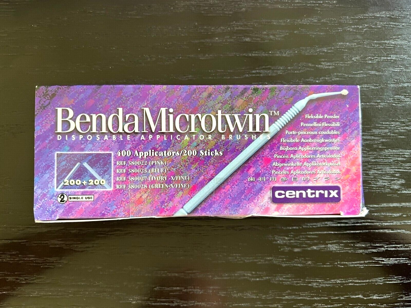 BENDA MICROTWIN EXTRA-FINE, DOUBLE-ENDED MICRO APPLICATOR – Centrix