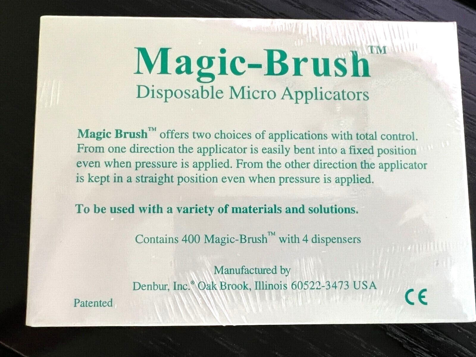 Magic-Brush Double Bending Micro Applicators Teal, Medium, 300/Pkg – Denbur
