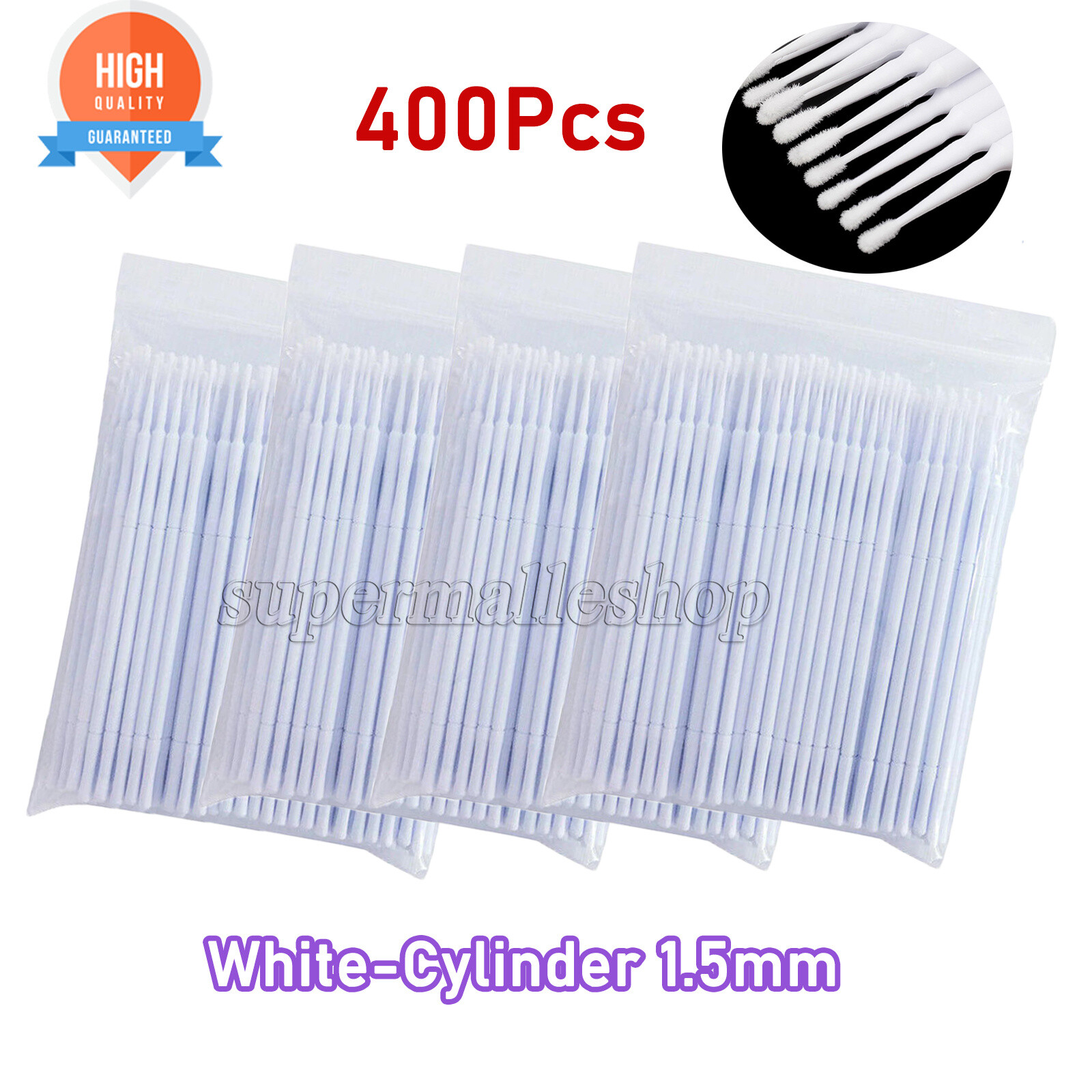 400 Pcs Dental Microbrush Micro Brush Applicator Tips Regular/Fine/Cylinder USA