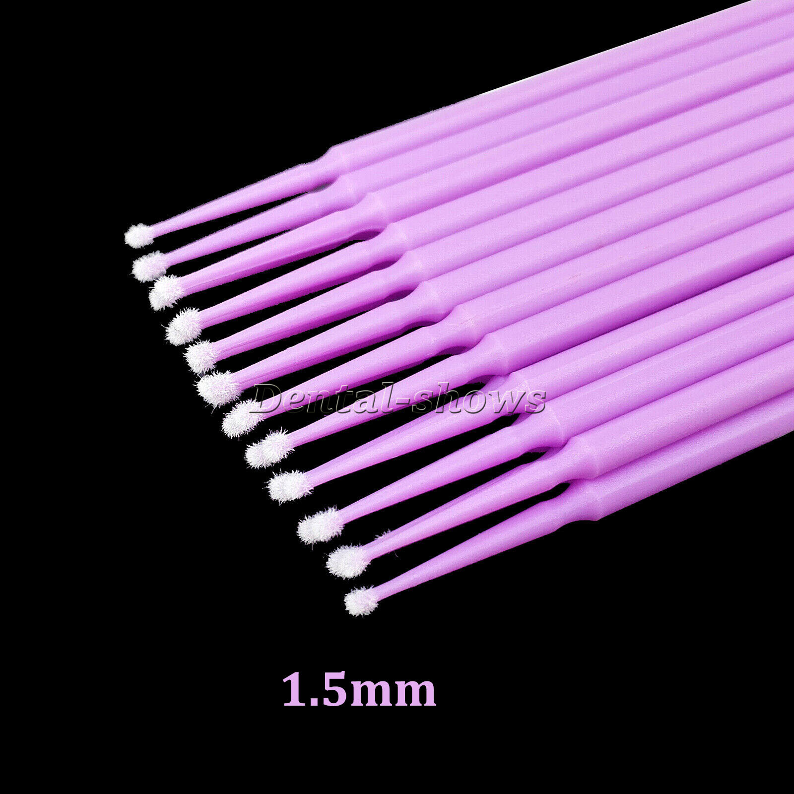100Pcs Dental Microbrush Disposable Applicators Tips Micro Brush Cleaning 4Size