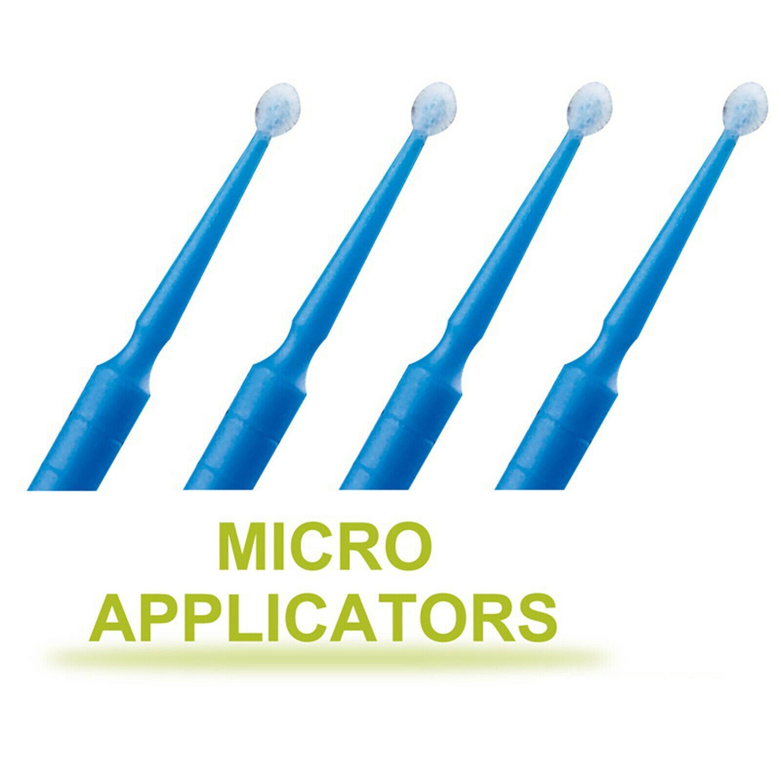 100 Pcs Dental Disposable Material Micro Brush Tooth Applicator Cylinder/ Fine