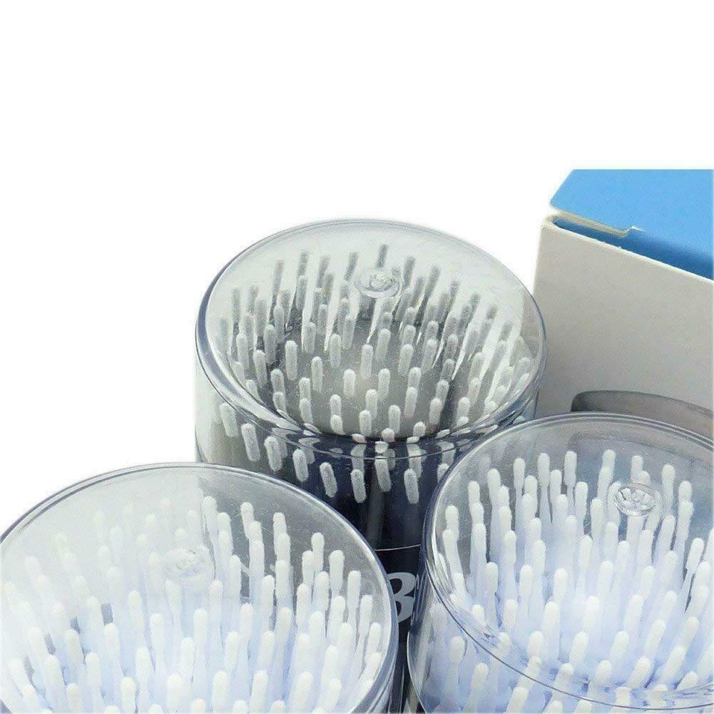 400 Pcs Dental Disposable Micro Applicator Brush Bendable Fine White Dia. 2mm