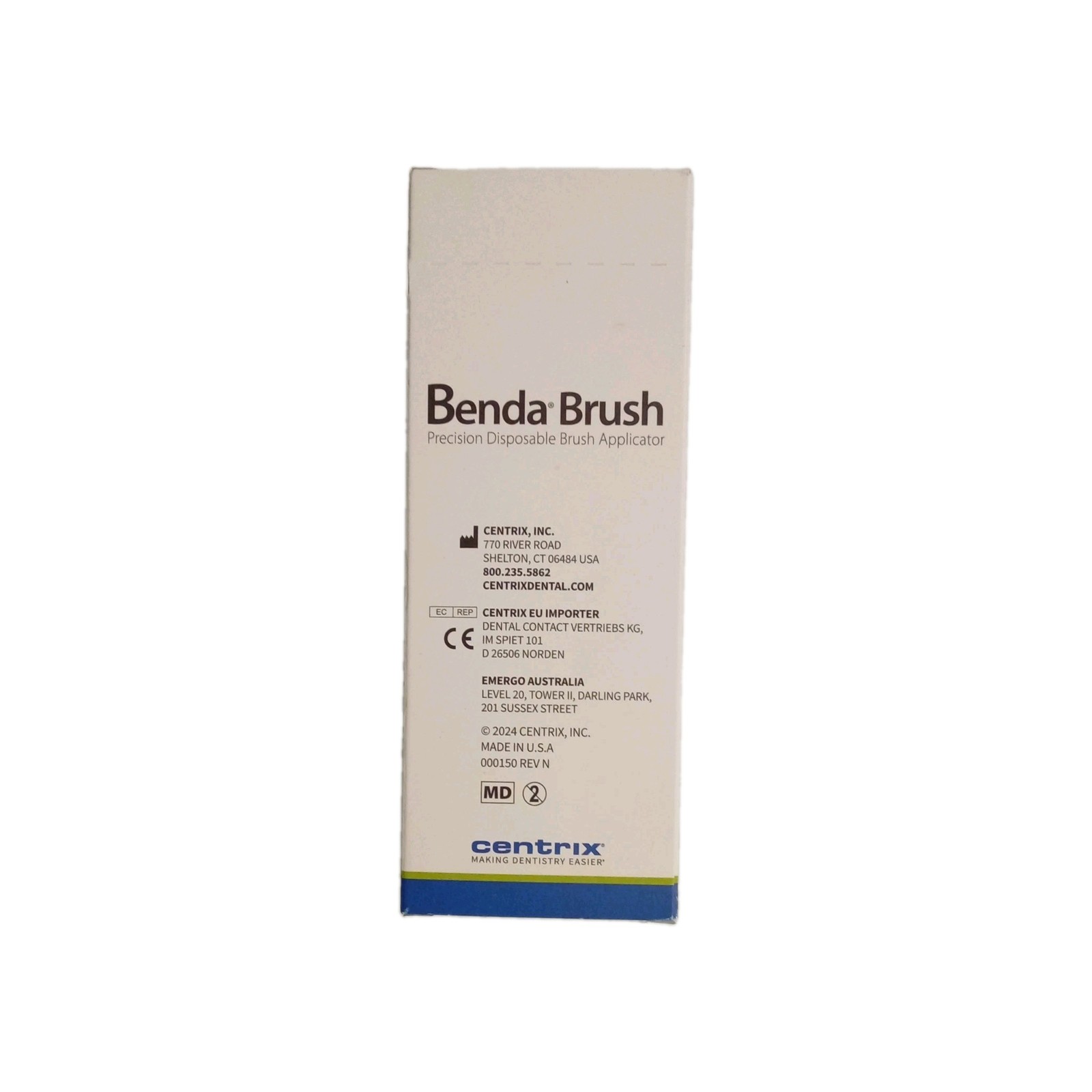 Centrix 370111 Benda Brush Mini Disposable Bendable Applicator Brushes 144/Bx