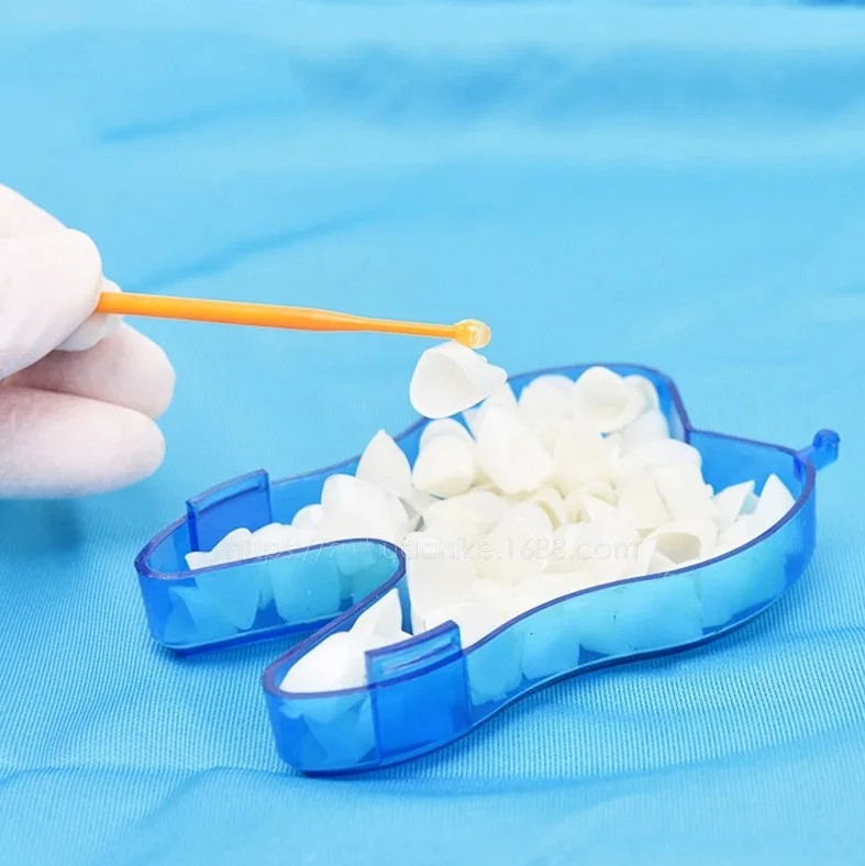 20pcs Disposable Dental Applicator Brush Sticks Adhesive Tips Box – NEW