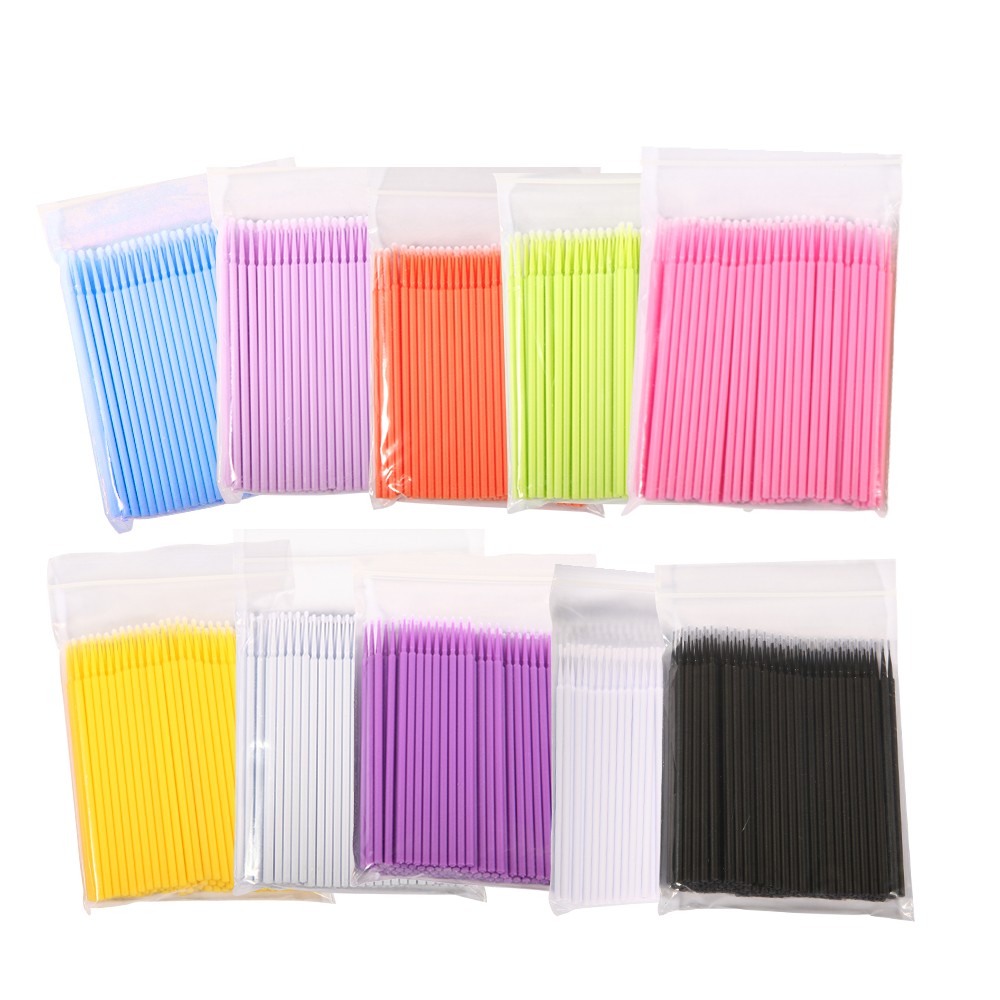 100-1000pcs Dental Micro Applicator Disposable Tooth Brush Tips Regular/Fine