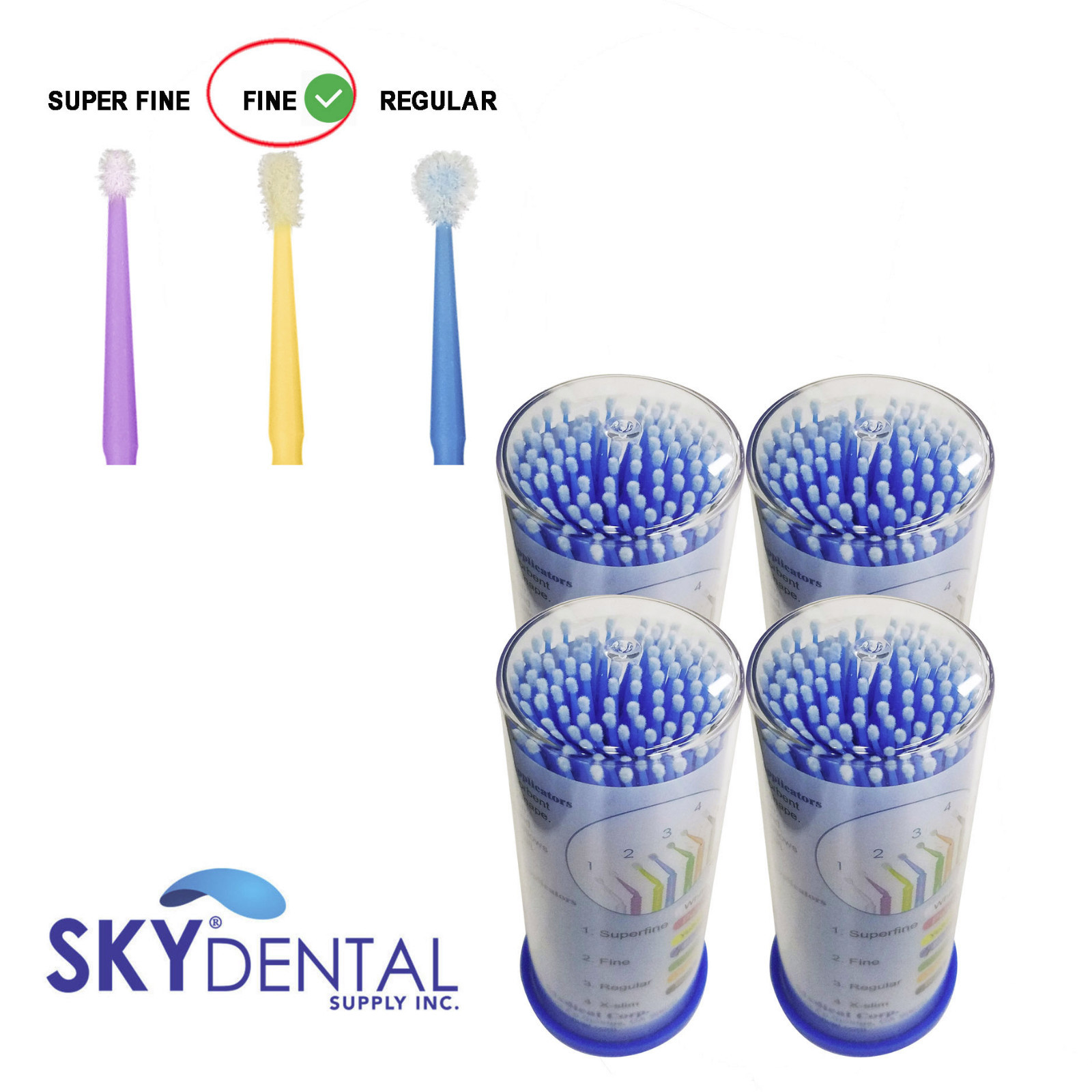Fine Micro Brush Applicator Tips Microbrush Dental Make up Top Quality 400