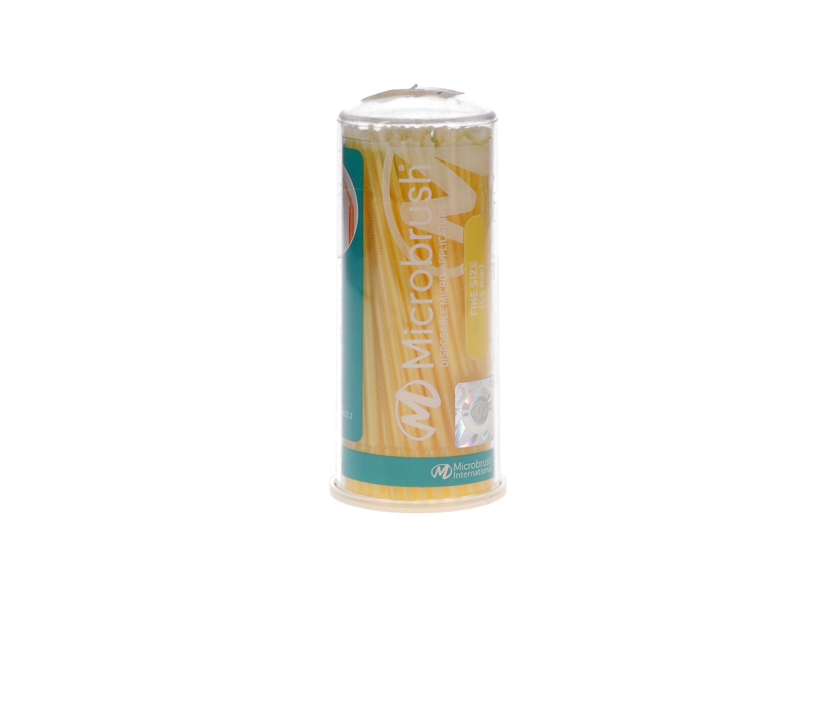 Microbrush MFY100 Tube Series Micro Applicators Fine Yellow 100/Pk