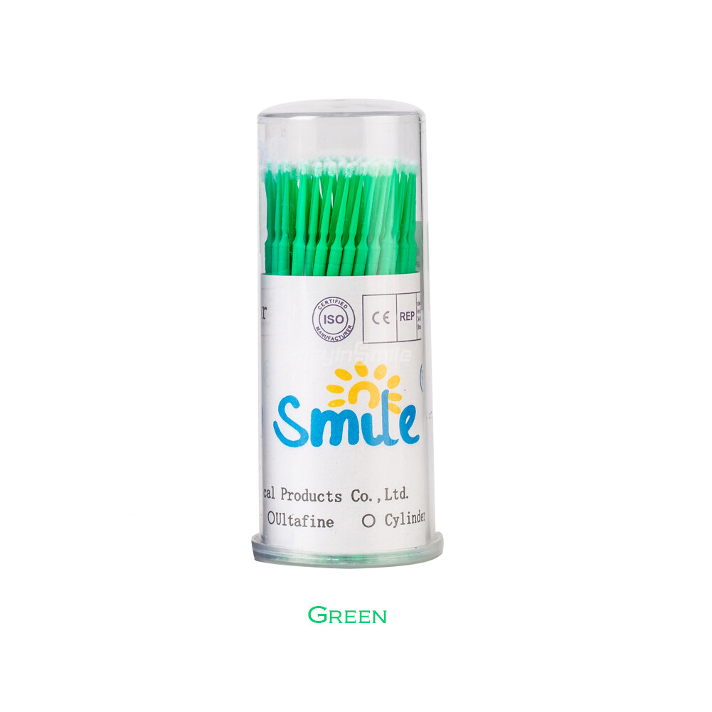 Easyinsmile Disposable Dental MICRO Brush APPLICATOR 0.8-1.2/1.0/1.5/2.5mm 100pc