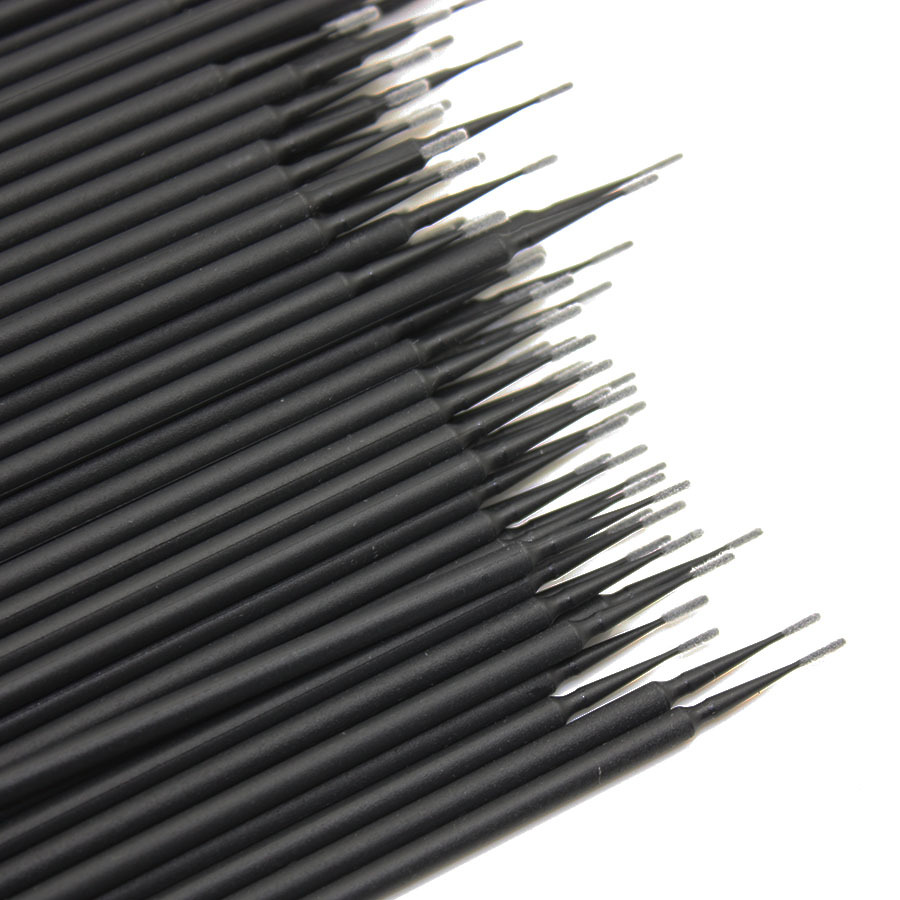 800 PCS 1.2 mm Dental Disposable Micro Applicator Brush Black Size