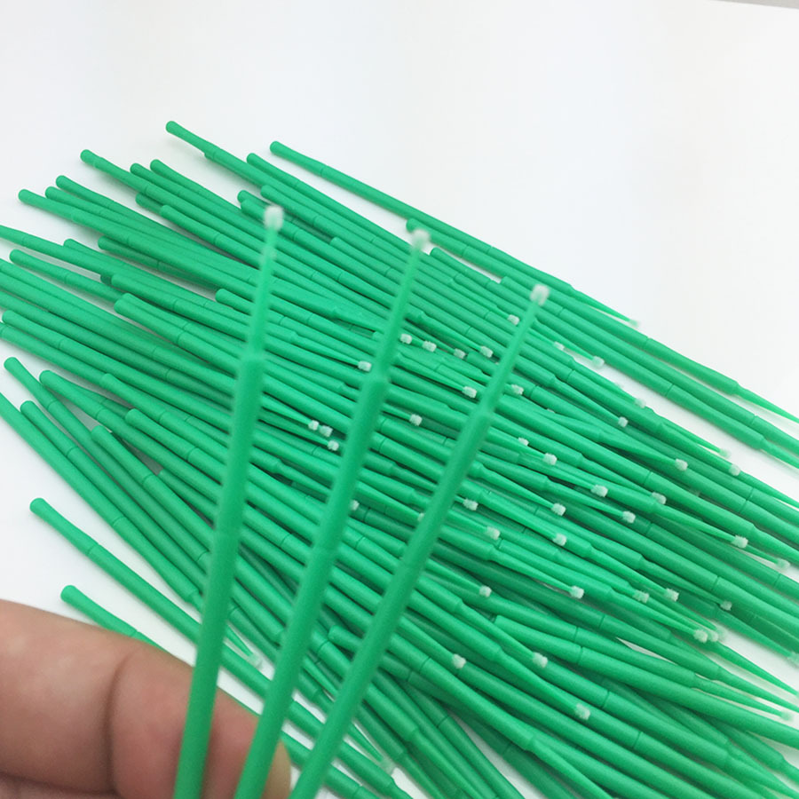 2.0 mm Green Color New Brand Dental Disposable Micro Applicator Brush 1000 PCS