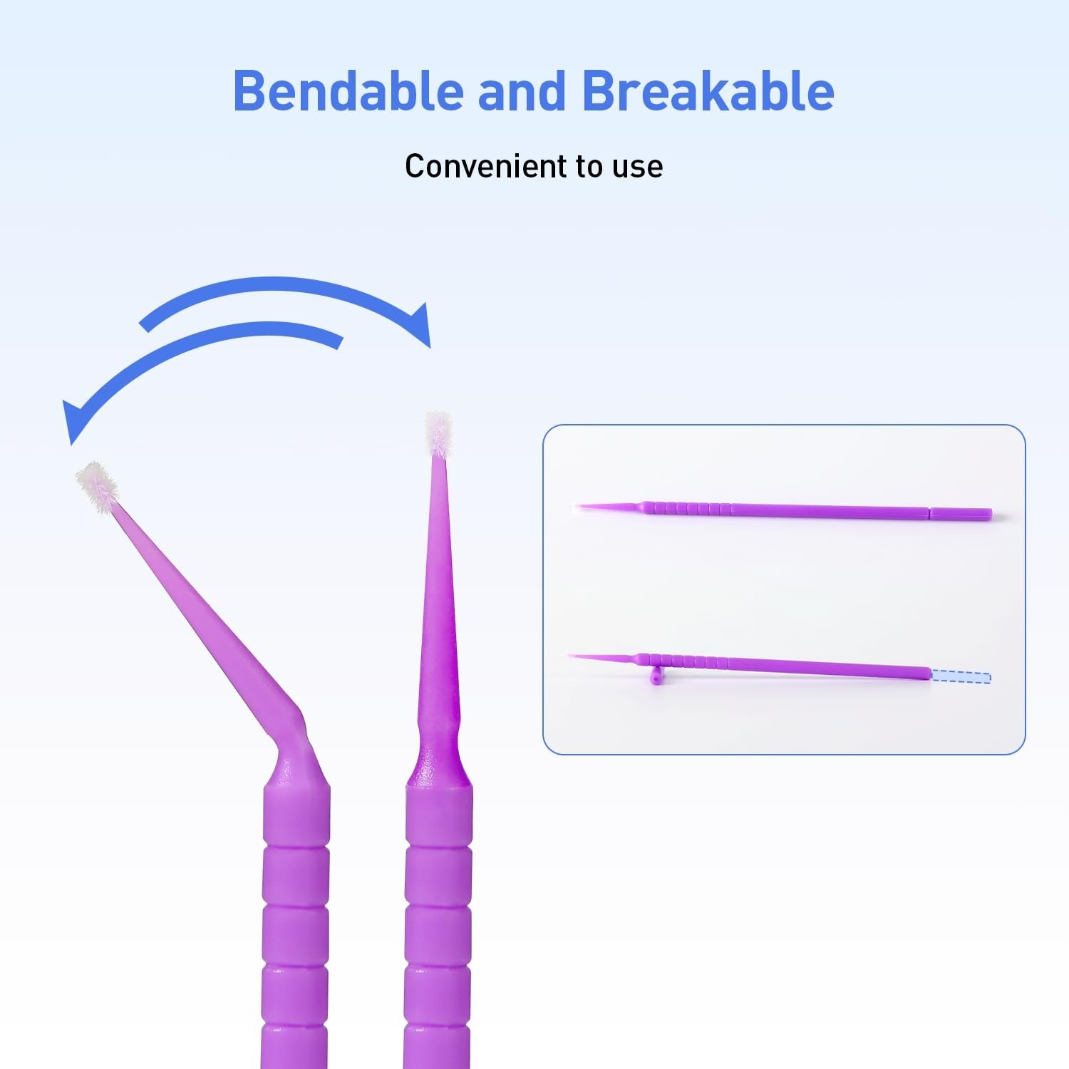 400pcs Dental Micro Applicators Brushes Superfine, Disposable Microswabs