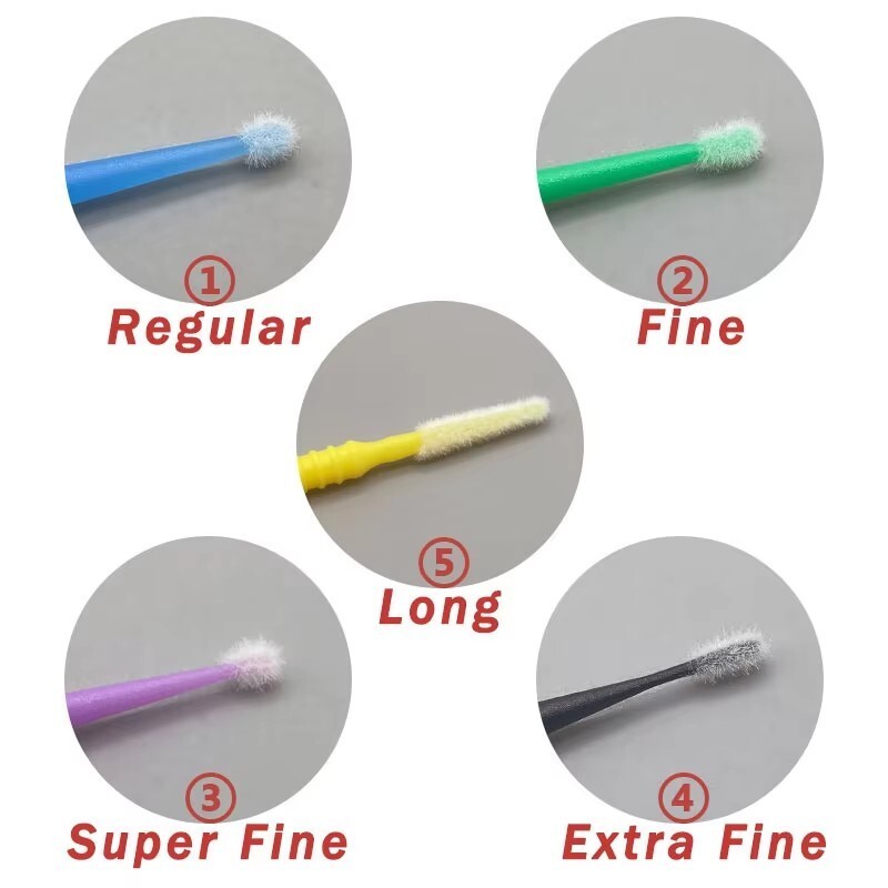 Dental Microbrush Disposable Bendable Micro Applicator Soft Tips Cleaning Brush
