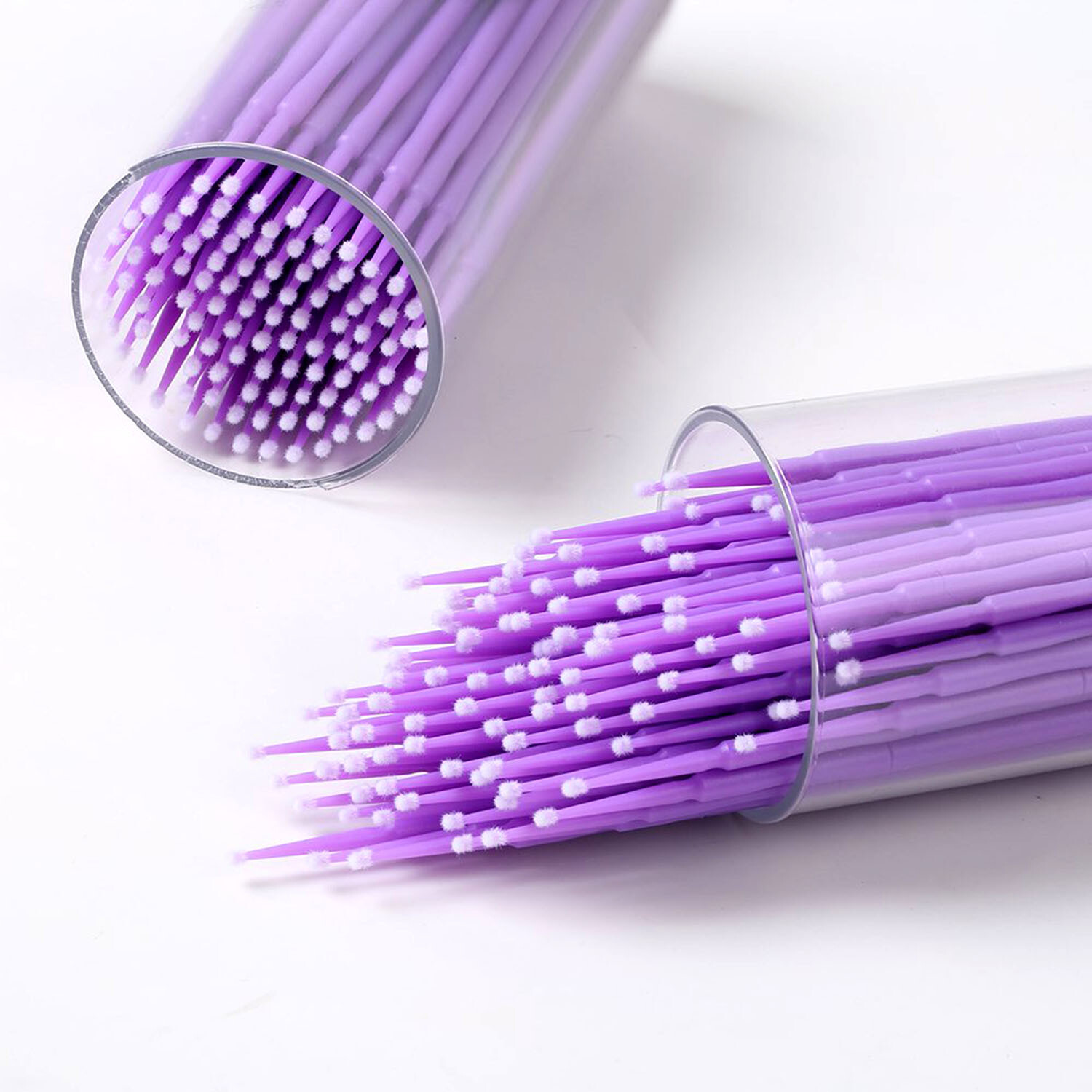 400 Microbrush Micro Brush Applicator Tips for Makeup Eyelash Dental Super Fine