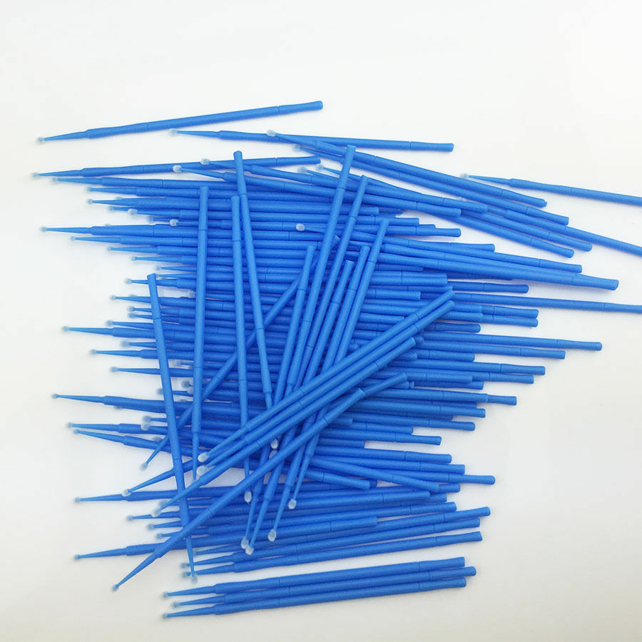 400 Pcs Blue Dental Disposable Materials Micro Tooth Applicators Brushes 2.5mm
