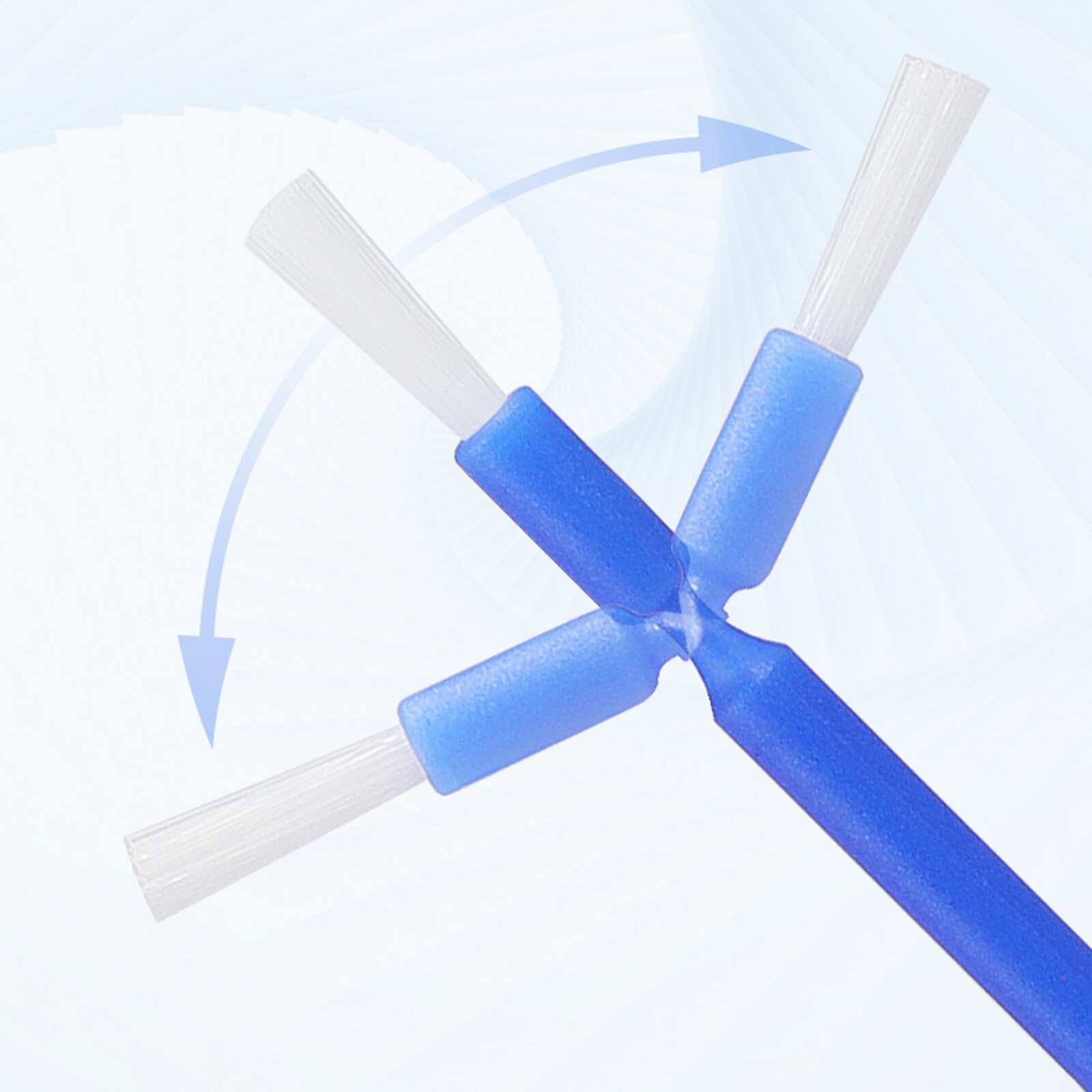 100pcs Dental Long Disposable Micro Applicators Brushes Teeth Whitening Brush