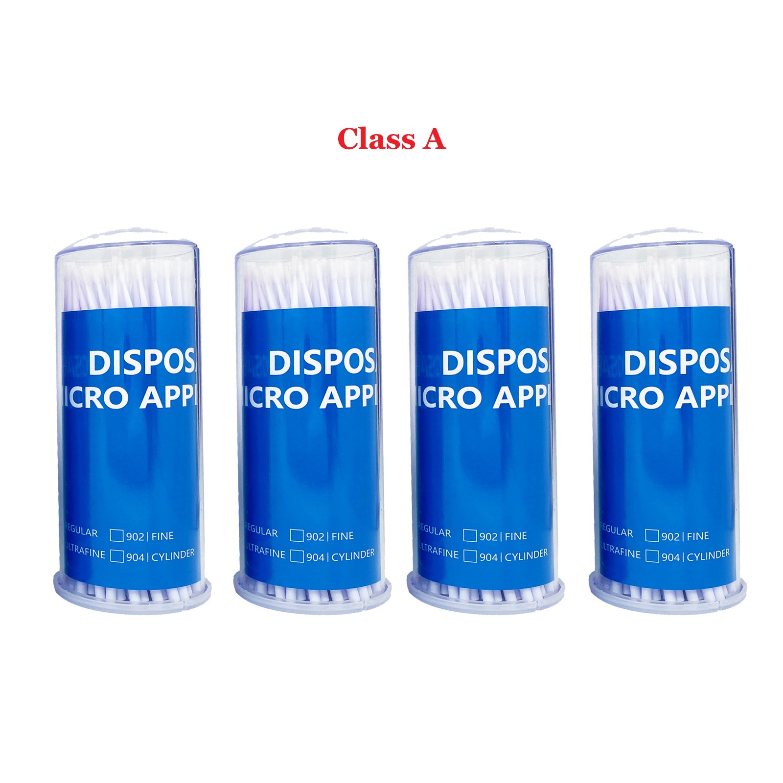 400pcs/bottle Disposable Micro Applicator Brush Dental Bendable white superfine